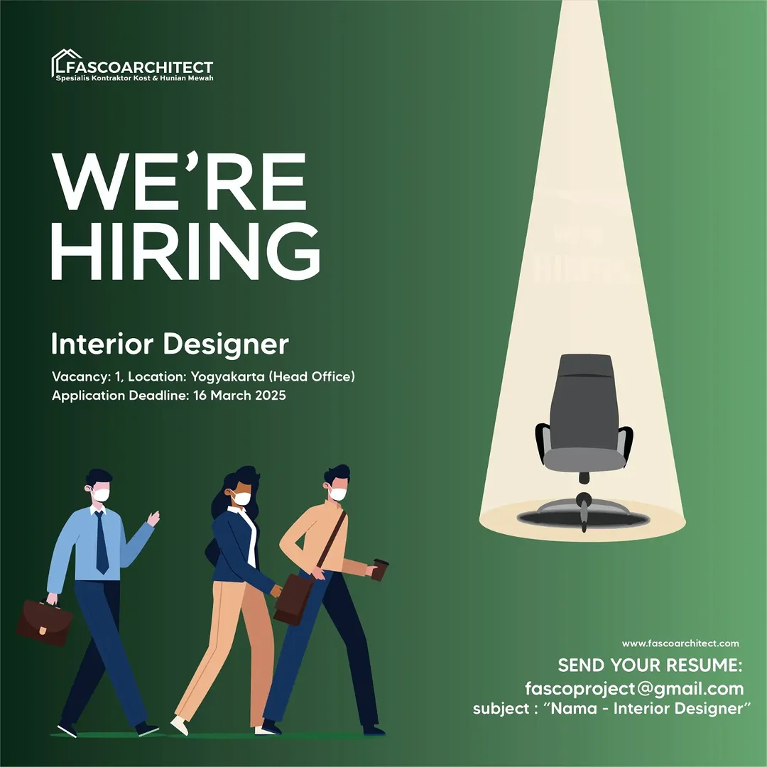 Lowongan Kerja Interior Designer – Fasco Architect