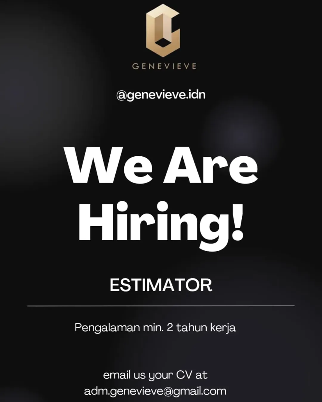 Lowongan Kerja Estimator Surabaya – Genevieve Indonesia