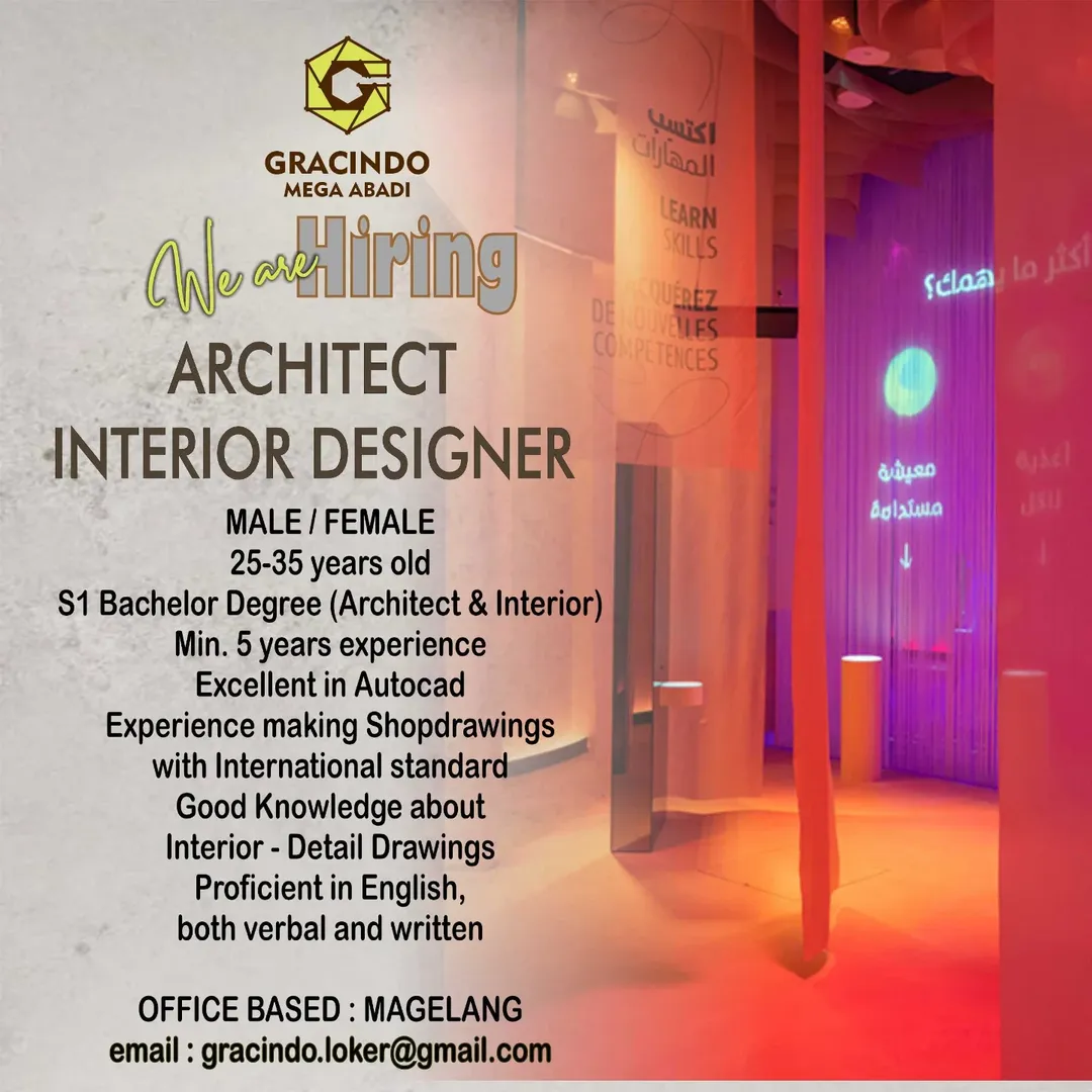 Loker Architect & Interior Designer Gracindo - Magelang