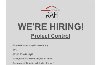 Lowongan Kerja Project Control – Semarang Lowongan Kerja Project Control – Semarang